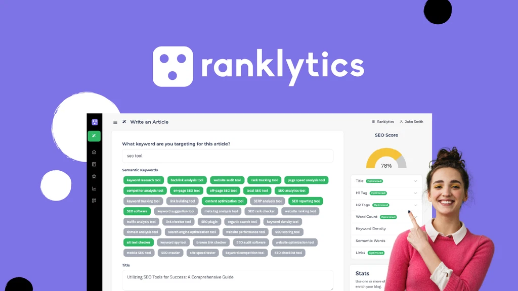 https://appsumo.com/products/ranklytics/ Ranklytics SEO Tool"